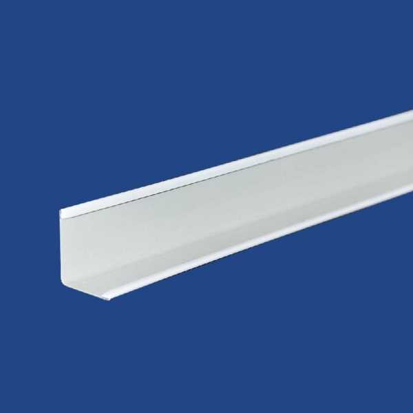 Kazettás álmennyezet falszegély - L19-24 x 3000 mm fehér