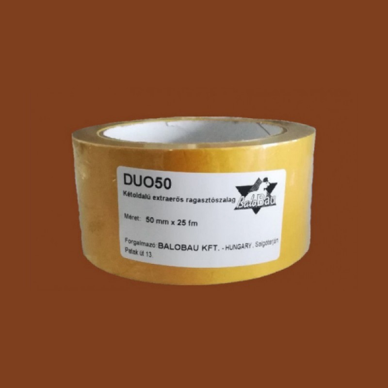 Kétoldalú extraerős ragasztószalag - 50 mm x 25 m